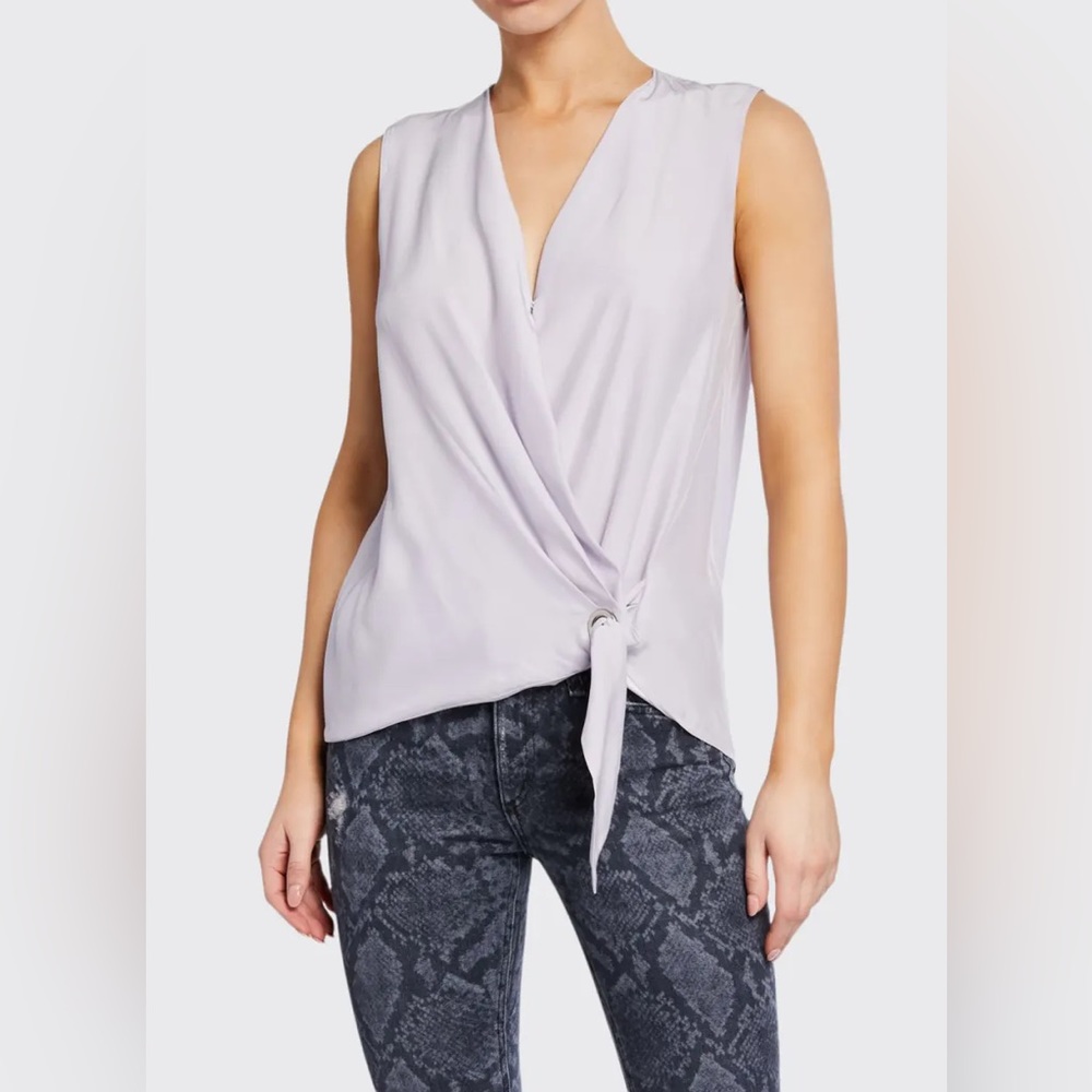 Rag & Bone Lilac Felix Sleeveless Popover